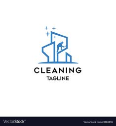 the logo for cleaning is clean and ready to be used as a symbol or emblem