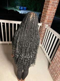 Thigh Length Island Twist, Island Twist Without Curls, Island Twist With Curls, Sengalese Twists, Island Twist, Braided Hairstyles For Black Women Cornrows, Box Braids Hairstyles For Black Women, Cute Braided Hairstyles, Hairstyle Inspo