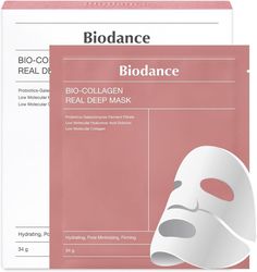 Bio Collagen Mask, Bio Dance Collagen Mask, Korean Sheet Mask Aesthetic, Biodance Collagen Mask, Skincare Manifestation, Biodance Mask, Collagen Face Mask, Masks Skincare, Bday Stuff