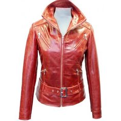 +BIKER+JACKET,  Jacket+Description Shell+genuine+lambskin. Lining+Soft+cotton+and+silk+mix+fabric. Front+zip+fasten. Two+chest+pocket. Two+side+pockets. One+inside+pocket. All+the+jacket+are+custom+made. All+US,+EU++UK+sizes+available+kindly+refer+the+attach+size+chart+image+of+the+lis... Gothic Jackets, Pink Leather Jacket, Windproof Jacket, Leather Art, Biker Leather, Biker Style, Mixing Fabrics, Leather Jackets Women, Pink Leather