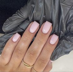 Gel X Nude Nails, Football Nails Acrylic, Milky Pink Nails Gel, Short Baby Pink Nails, Nails Biab, Pink Gel Nail Polish, Pink Gel Polish, Biab Nails, Nail French