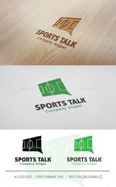 sports talk logo template - objects logo templates