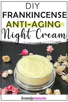 Below are 8 amazing recipes that show you how to use frankincense essential oil in your regular skin care routine for beautiful & youthful skin! Diy Night Cream Anti Aging, Homemade Night Cream, Frankincense Anti Aging, Diy Night Cream, Anti Aging Night Cream, Diy Anti Aging, Essential Oils For Skin, Baking Soda Shampoo, Frankincense Essential Oil