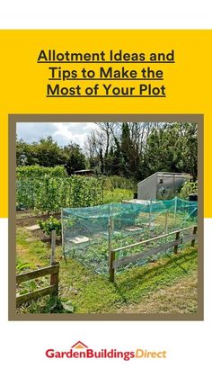 the cover of an article on how to make a garden plot