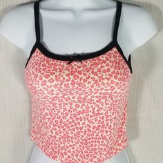 Brandy Melville Pink Cheetah Belle Style Bow Tank Top Camisole Nwt - One Size Somewhat Stretchy All Are Labled "One Size" On Tag. Please See Pics For Measurements New With Tags! Fast Ship! All Clothes Kept Neatly In Sealed Totes In Non-Pet, Non-Smoking Environment Same Or Next Day Shipping! Thank You! Fitted Leopard Print Camisole, Fitted Leopard Print Cami Tank Top, Leopard Print Sleeveless Top With Built-in Bra, Sleeveless Leopard Print Top With Built-in Bra, Cute Summer Tops In Leopard Print, Cute Leopard Print Summer Tops, Leopard Print Cami Top For Spring, Stretch Leopard Print Tops With Built-in Bra, Spring Leopard Print Camisole Top