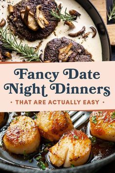 fancy date night dinners that are actually easy