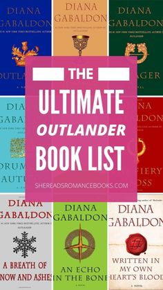 the ultimate outlander book list for adults and children, including books that are all in different