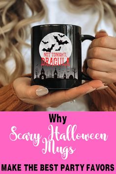 Scary Halloween Mug Dracula Design, Personalized Halloween Gifts, Halloween Mugs, Halloween Family, Budget Friendly Gift, Gourmet Treats, Horror Lovers, Birthday Coffee, Halloween Party Favors