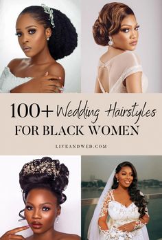 100+ Wedding Hairstyles for Black Women (2023 Edition) - LIVE&WED Black Bridal Hairstyles, Hairstyles For Black Women 2023, Messy Bridal Bun, Mother Of The Bride Hair Short, Wedding Hairstyles For Black Women, Natural Bridal Hair, Short Bridal Hair