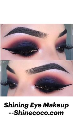 Eye Makeup Glitter, Make Up Designs, Smokey Eyeshadow, Purple Makeup, Matte Makeup, Makijaż Smokey Eye, Make Up Looks