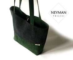 Oversize Green/blue Boucle and Forest Green Vegan Suede - Etsy Georgia Green Suede Shoulder Bag For Everyday Use, Green Suede Bags For Everyday Use, Green Cosmetics, Forest Green Color, Oversized Bag, Shoulder Tote Bag, Large Tote, Shoulder Tote, Green Bag