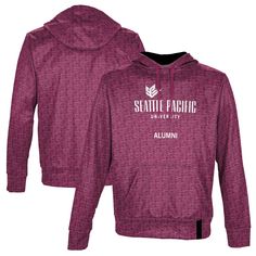 Men s ProSphere Maroon Seattle Pacific Falcons Alumni Name Drop Pullover Hoodie Be sure to follow Anchorman, Red Hoodie, Hats For Sale, Casual Hoodie, Pocket Pouch, Mens Sweatshirts, Pullover Hoodie, Seattle, Hoodies Men