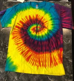 Vintage T Shirt- Colorful Camp Style Tie-Dye Hippy Happy Love NOS Size M Hanes Size: M Pit To Pit: 18” ''Shoulder To Bottom: 25” Backstock#749A May have storage stains or creases please see photos SHIPPING DETAILS***IN HAND & WILL SHIP WITHIN 24 HOURS (1 BUSINESS DAY) OF RECEIVING PAYMENT. I WILL HAPPILY SHIP INTERNATIONALLY BUT BUYER WILL BE RESPONSIBLE FOR ANY ADDITIONAL CUSTOMS FEES, TAXES ETC. CHECK MY FEEDBACK AND PURCHASE WITH CONFIDENCE!***PAYMENT DETAILS***PAYPAL ONLY. PLEASE PAY WITHIN Summer Multicolor T-shirt With Rainbow Print, Summer Tie Dye T-shirt With Rainbow Print, Fun Multicolor T-shirt For Summer, Fun Summer Festival T-shirt, Cotton Tie Dye T-shirt With Rainbow Print, Hippie Multicolor Graphic Print T-shirt, Multicolor Rainbow Print T-shirt For Summer, Hippie Multicolor Screen Print T-shirt, Multicolor Hippie T-shirt With Screen Print