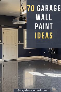 70 Cool Garage Paint Ideas to Inspire You Garage Walls Ideas, Garage Interior Paint Colors, Garage Colors Wall Ideas, Garage Interior Walls, Garage Painting Ideas, Garage Walls Paint Colors, Garage Wall Paint, Garage Interior Ideas, Garage Interior Paint