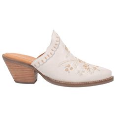 Stand out in room full of wallflowers with the Wildflower leather mule. The floral embroidery and dainty feel is perfect for work, a night out, and is offered in several color ways. $74.94 Clogs Style, Tall Fashion, Color Ways, Clog Heels, Embroidered Leather, Leather Floral, Fashion Heels, Leather Mules, Clogs Shoes