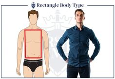 Body Shape & Men's Style - How To Dress For Your Body Type - RealMenRealStyle Rectangle Body Shape Outfits Men, Column Body Shape, Rectangle Body Shape Outfits, Dress For Body Shape