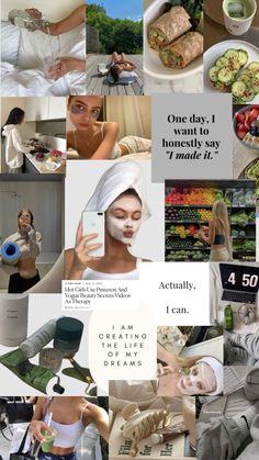 Fitness Vision Board, Girls Diary, Dream Vision Board, Beauty Goals