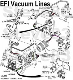 wiring diagram for the vacuum lines