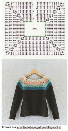 an image of the back and side of a sweater