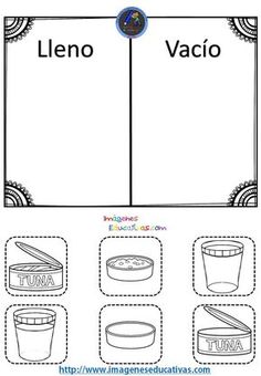 a printable worksheet for learning spanish words and numbers with pictures on it