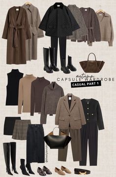 Modern Minimalist Fashion, Capsule Wardrobe Style, Autumn Capsule Wardrobe, Capsule Wardrobe Work, Look Formal