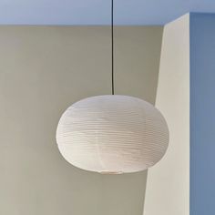 Rice Paper Shade Ellipse | HAY | Insidestore Hay Lamps, Rice Paper Shade, Lantern Design, Paper Light, Bamboo Frame, Gym Design, Apartment Interior, Interior Inspo