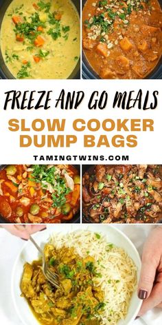 freeze and go meals slow cooker dump bags are the perfect way to keep your food fresh