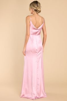 Inner Radiance is a given for a stunning soul like yours, but we want you to *shine* on the outside too! Since you’ve got it all, something gorgeous like this dusty rose maxi dress will show off all that glamour you’ve got, darling. Inner Radiance Blush Maxi Dress features a draped neckline, adjustable straps, and a side zipper. Model is wearing a small. • 100% Polyester • Hand Wash Cold • Lined • Imported Feminine Pink Maxi Dress For Prom Season, Pink Feminine Maxi Dress For Prom Season, Pink V-neck Maxi Dress For Prom Season, Pink Maxi Dress For Prom Season, Feminine Maxi Dress For Prom Season, Pink Maxi Length Bridesmaid Evening Dress, Glamorous Homecoming Floor-length Maxi Dress, Pink Floor-length Maxi Dress For Prom, Pink Maxi Dress For Prom