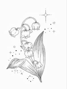 lily of the valley tattoo design