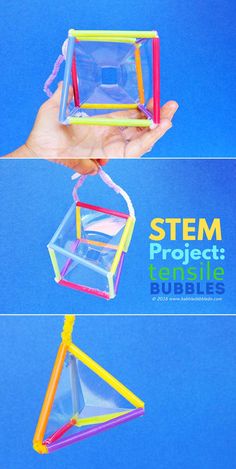 STEM Activities: Tensile Bubbles Bubble Activities, Fun Stem Activities, Stem Classes, Tensile Structures, Stem Ideas, Kid Experiments, Science Stem, Learning Shapes, Steam Activities