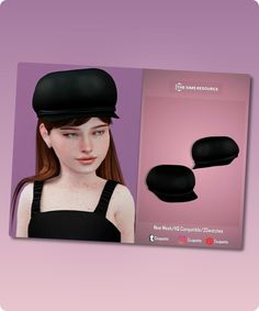 Sims 4 Accessory CC: Eternal HAT  Child Sims 4 Cc Gloves, Child Sims 4 Cc, Mod Accessories, Child Hat, Cc Hats, Sims 4 Cc Download, Sims 4 Children, Pumpkin Hat, Tools And Toys