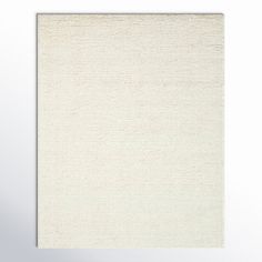 a white rug with some lines on it