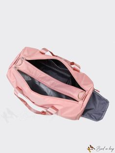 BirdinBag - Medium Lightweight Travel Bag for Convenient Traveling Holdall Bag, Luggage Bags Travel, Training Bags, Gym Accessories, Travel Handbags, Travel Duffel, Pink Pattern, Luggage Bag, Large Backpack