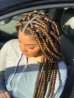 braids box jumbo hairstyles choose board Jumbo Box Braids Styles, Braids Blonde, Triangle Braids, Triangle Box Braids, Trendy We Fryzurach, Big Box Braids, Blonde Box Braids, Short Box Braids, Jumbo Box Braids