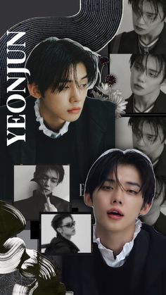 Yeonjun Collage Wallpaper, Yeonjun Collage, Txt Yeonjun Wallpaper, Kpop Wallpaper Collage, Txt Collage, Txt Yeonjun, Yeonjun Txt