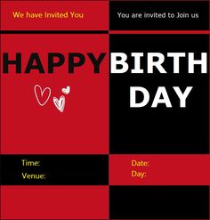 Birthday Invitation Design Template, Birthday Invitation Design Templates, Birthday Invitation Design, Small Birthday Parties, Invitation Design Template, Free Word, Birthday Invitation Template, Get Happy, Excel Templates, Purple Backgrounds, You Are Invited