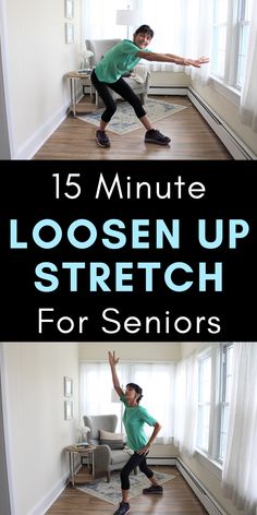 15 minute stretch Seniors Workout, Senior Stretches, Stretch Sequence, Fitness With Cindy, Daily Exercises, Yoga For Seniors