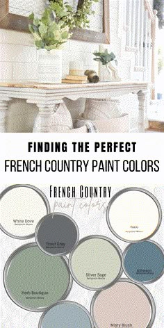 the french country paint colors in different shades