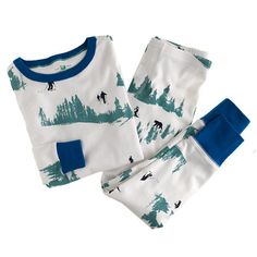 Boys' ski-print sleep set - sleepwear - Boy's new arrivals - J.Crew Ski Print, Boys Sleepwear, Cute Pajamas, Sleep Set, Boys Clothes, Holiday Lights, Toddler Fashion