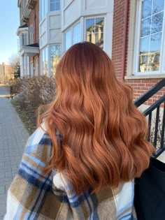 Level 8 Red Hair Color, Going From Blonde To Red Hair, Ginger Hair Lowlights, Redhead Hair Color Ideas, Muted Ginger Hair, Dimensional Red Hair Copper, Honey Ginger Hair Color, Dyed Ginger Hair, Copper Ginger Hair