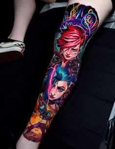 a person with a tattoo on their arm