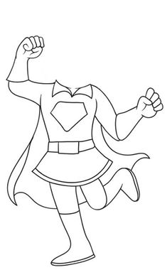 the super hero girl coloring page