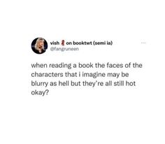 the tweet is being used to describe what it's like for reading books