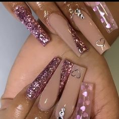 Nails Black Women, Valentine Nail, Summer Acrylic, Colored Acrylic, Nails Design With Rhinestones, Cute Acrylic Nail Designs, Long Acrylic Nails Coffin, Nails 2021