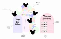 an image of mickey mouse birthday card