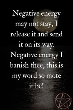 Banish Negative Energy, Banishing Spell, Good Luck Spells, Spells For Beginners, Witch Quotes, Luck Spells, Wiccan Magic, Witch Spirituality, Magic Spell Book