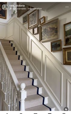 the stairs in this house are painted white