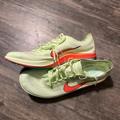 Brand New, Size 13 Track Spikes. Does Not Come With The Spikes That Go In The Shoe. Nike Green Sneakers For Marathon, Nike Green Trail Running Shoes For Light Sports, Nike Green Low-top Trail Running Shoes, Nike Casual Sneakers For Marathon, Nike Green, Mens Nike Shoes, Size 13, Nike Men, Nike Shoes