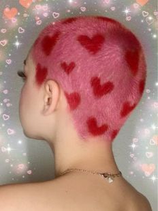 Buzzcut Designs, Buzzed Hair Women, Short Dyed Hair, Girls With Shaved Heads, Boosting Confidence, Shaved Head Women