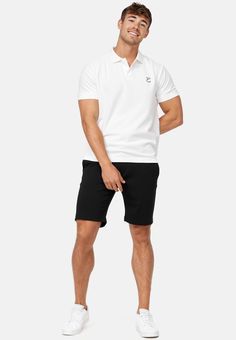 INDICODE JEANS AALBORG - Shorts - black Short Outfits Men, Ootd Idea, Jean Short Outfits, Short Men, Black Jean Shorts, Jean Short, Shorts Casual, Outfits Men